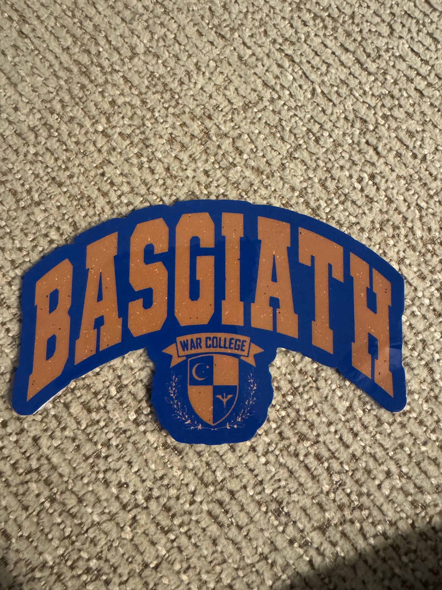 Basgiath war college university sticker