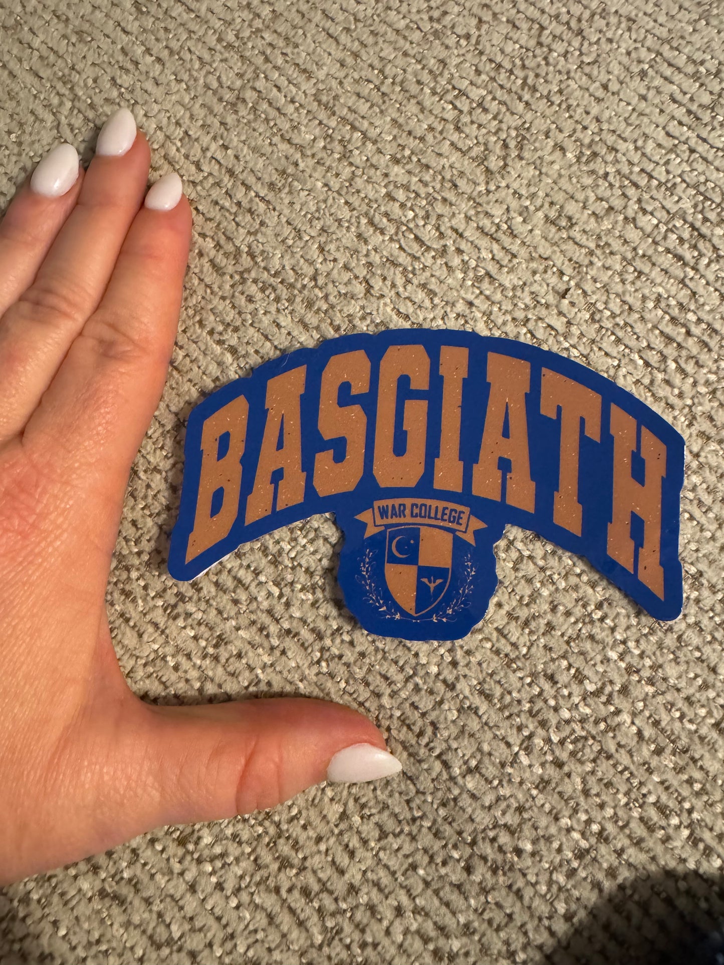 Basgiath war college university sticker